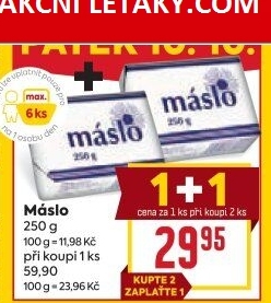 Máslo Milkpol