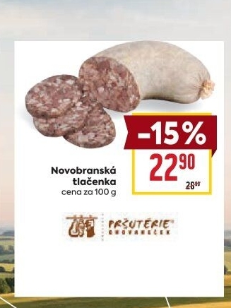 Novobranská tlačenka Pršuterie Chovaneček