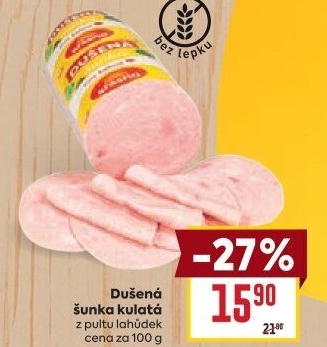 Šunka dušená kulatá standard Krásno