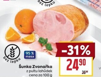 Šunka Zvonařka nejvyšší jakosti LE&amp