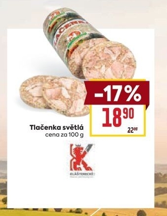 Tlačenka světlá Klášterecké masné pochoutky