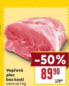 Vepřová plec bez kosti