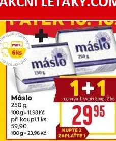 Máslo Milkpol - BILLA akcniletaky.com