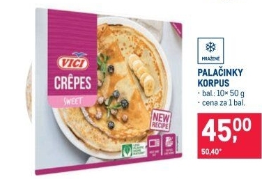 Palačinky mražené Vici