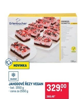 Řezy mražené vegan Erlenbacher