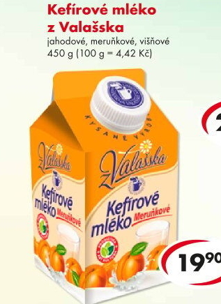 Kefírové mléko ochucené Mlékárna Valašské Meziříčí