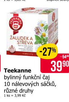 Čaj bylinný Funkční Teekanne