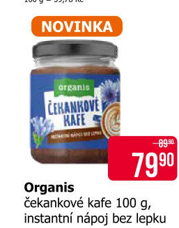 Čekankové kafe instantní Organis