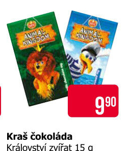 Čokoláda Animal Kingdom Kraš