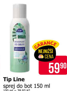 Deodorant sprej do bot Tip Line