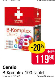 Doplněk stravy B-komplex Cemio