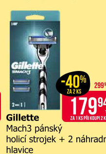 Holicí strojek pánský Gillette Mach 3