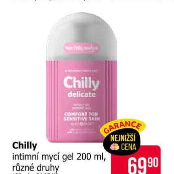Intimní gel Intima Chilly