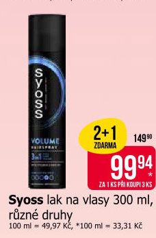 Lak na vlasy Syoss