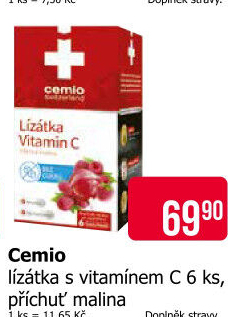 Lízátka s vitamínem C Cemio