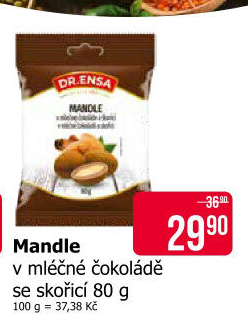 Mandle v čokoládě Dr. Ensa