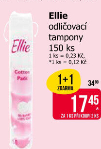 Odličovací tampony Ellie