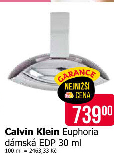 Parfémovaná voda dámská Euphoria Calvin Klein