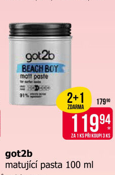 Pasta na vlasy modelovací Got2b Schwarzkopf