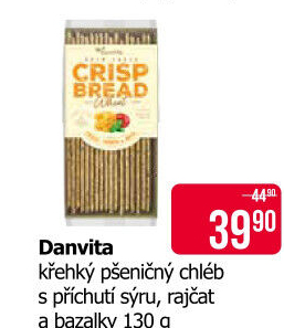 Plátky křehké Crisp bread Danvita