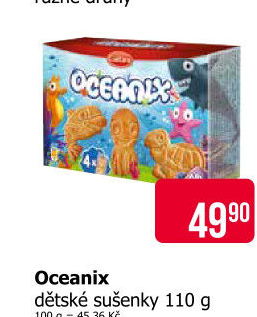 Sušenky Oceanix Cuétara