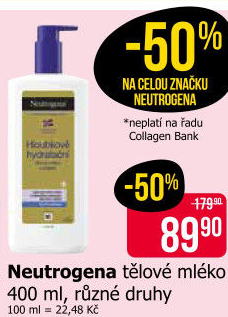 Tělové mléko Neutrogena