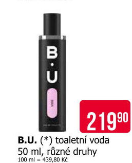 Toaletní voda dámská Heartbeat B.U.