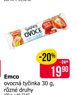 Tyčinka Super Ovoce Emco