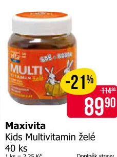 Vitamíny pro děti Multi želé MaxiVita