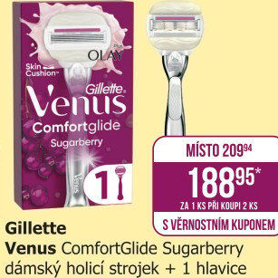 Holicí strojek dámský Comfortglide Sugarberry Miami Gillette Venus