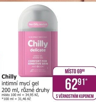 Intimní gel Intima Chilly