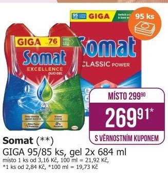 Tablety do myčky Classic Somat