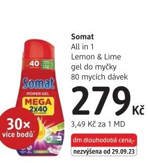 Gel do myčky All in 1 Somat