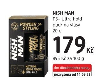 Stylingový pudr na vlasy Nishman