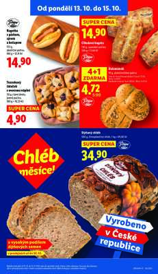 akční leták Lidl 13.10.2025-15.10.2025