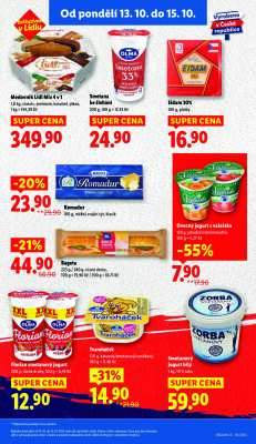 akční leták Lidl 13.10.2025-15.10.2025
