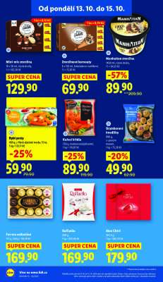 akční leták Lidl 13.10.2025-15.10.2025