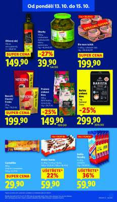 akční leták Lidl 13.10.2025-15.10.2025
