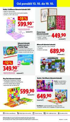 akční leták Lidl 13.10.2025-15.10.2025