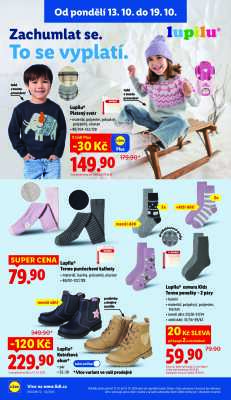 akční leták Lidl 13.10.2025-15.10.2025