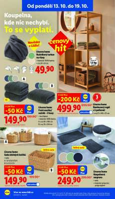 akční leták Lidl 13.10.2025-15.10.2025