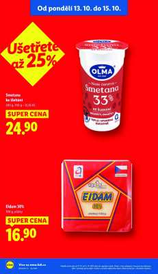 akční leták Lidl 13.10.2025-15.10.2025