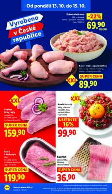 akční leták Lidl 13.10.2025-15.10.2025