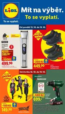 akční leták Lidl 13.10.2025-19.10.2025