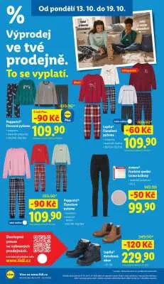 akční leták Lidl 13.10.2025-19.10.2025
