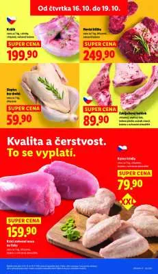 akční leták Lidl 16.10.2025-19.10.2025