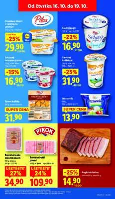 akční leták Lidl 16.10.2025-19.10.2025