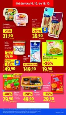 akční leták Lidl 16.10.2025-19.10.2025