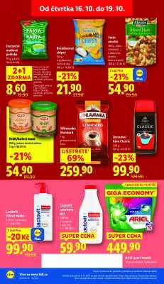 akční leták Lidl 16.10.2025-19.10.2025
