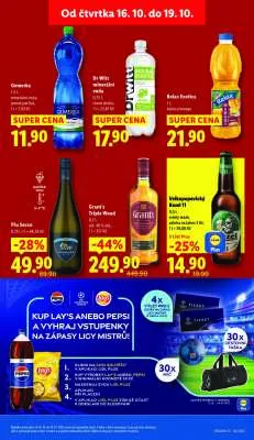 akční leták Lidl 16.10.2025-19.10.2025